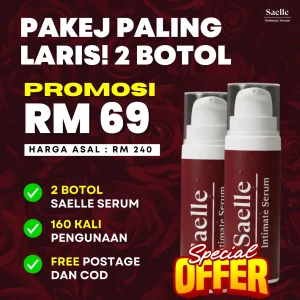 SAELLE SERUM - 2 BOTOL